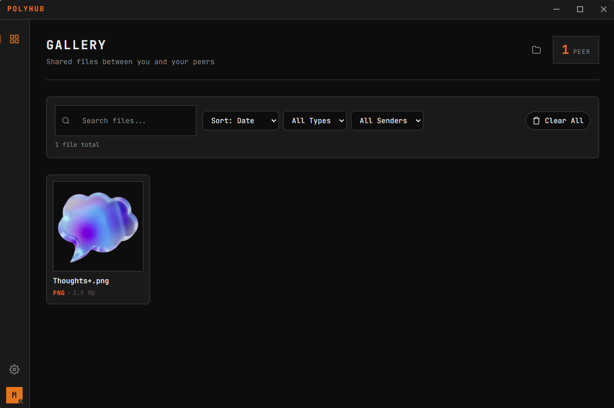 PolyHub Gallery View